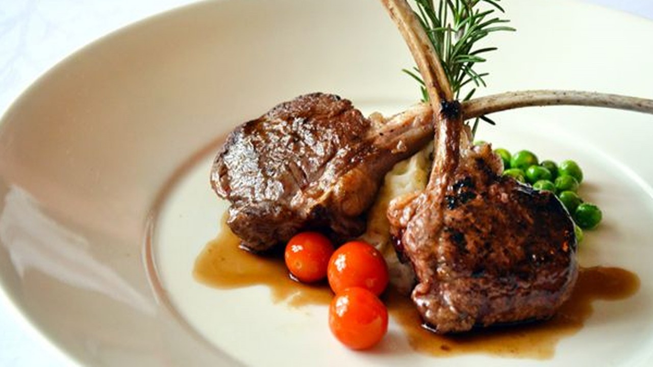 Global Gourmet - Fragrant Rice, Lamb Chops, Sauteed Wall-eyed Fish & Toffee and Apple Tart