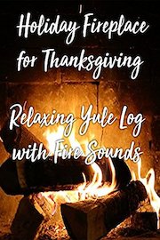 Holiday Fireplace for Thanksgiving Relaxing Yule log with Fire Sounds