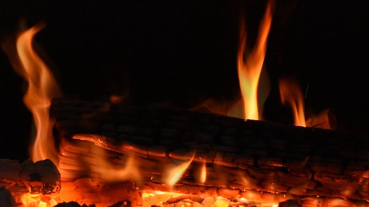 Realtime Fireplace - Relaxing Fire Burning Video