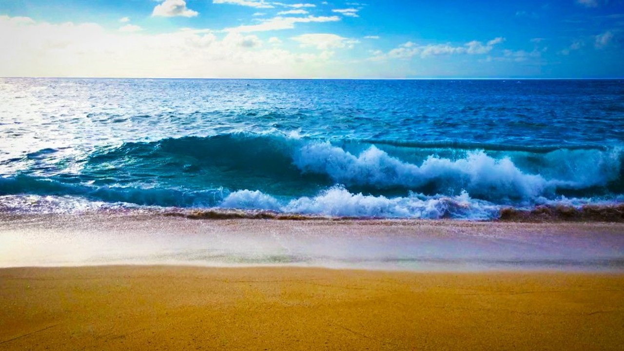Ocean Waves #2 - Dark Screen 10 Hours: Gentle Crashing Surf by a Pier: Ambient Sounds for Sleep, Relaxation, Insomnia, or Meditation