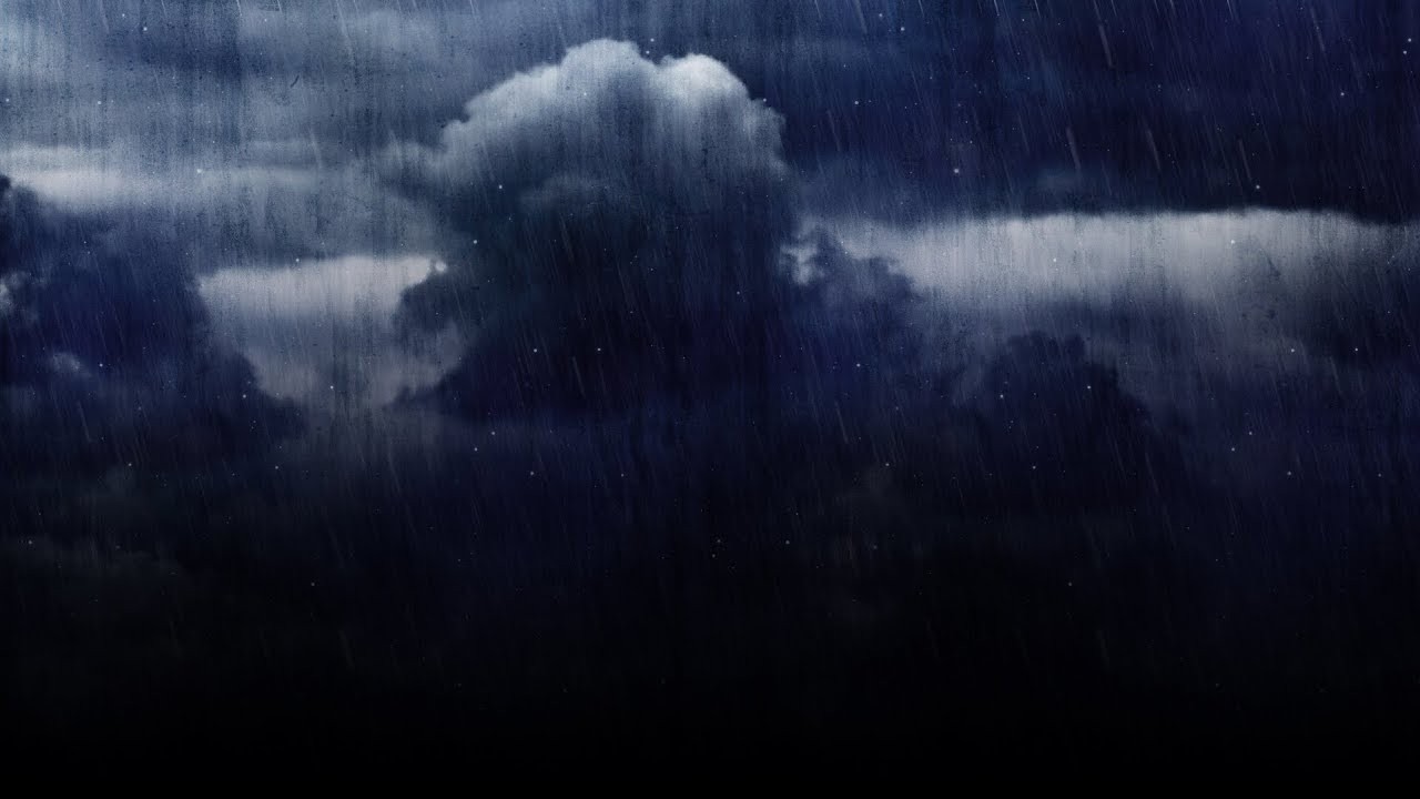 Gentle Rain with Thunder for Sleep and Meditation
