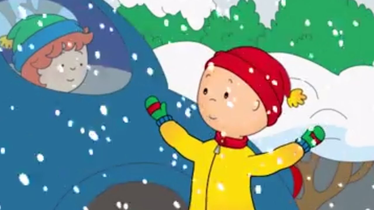 Caillou: Let's Go Sledding