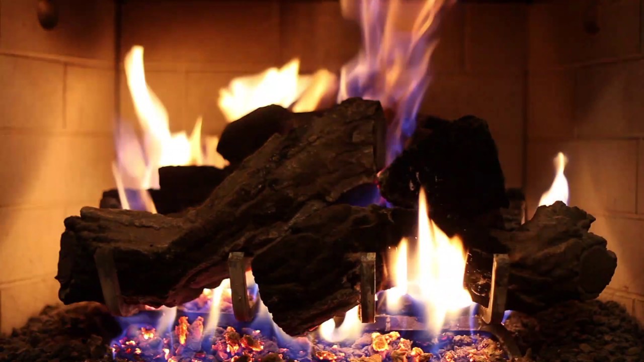Ambient fireplace 8 hour screensaver holiday parties relaxation sleep