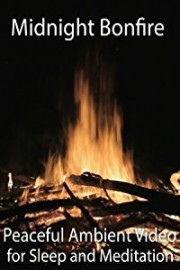 Midnight Bonfire Peaceful Ambient Video for Sleep and Meditation