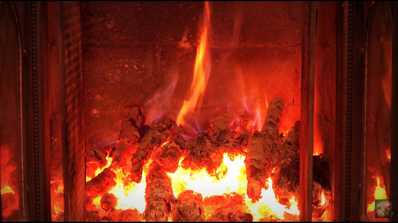 Fireplace Yule Log with Soft Sounds for Sleep and Meditation