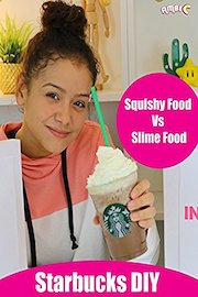 Squishy Food Vs Slime Food - Starbucks DIY