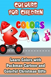 Learn Colors with Packman Cartoon and Colorful Christmas Gifts - Colurs for Children