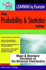 Probability & Statistics Tutor: Mean & Standard Deviation of the Binomial Distribution