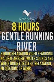 8 Hours: Gentle Running River: 8 Hour Relaxation Video Featuring Natural Ambient Water Sound and White Noise For Sleep, Relaxation, Meditation, or ASMR