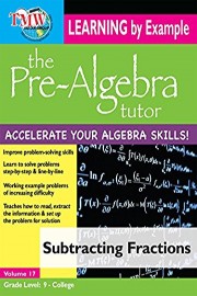 Pre-Algebra Tutor: Learning By Example - Subtracting Fractions