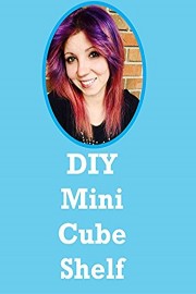 Popsicle Stick Crafts: DIY Mini Floating Cube Shelf: Room Decor