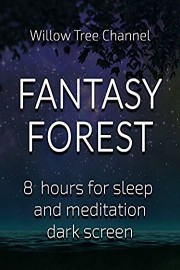 Fantasy forest, 8 hours for Sleep and Meditation, dark screen