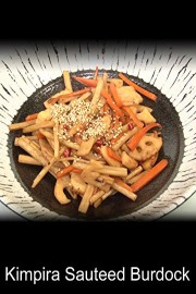 Kimpira Sauteed Burdock