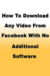 How to Download Any Video From Facebook With No Additional Software