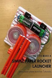 How to Make a Simple Paper Rocket Launcher - Easy paper plane launcher Tutorials