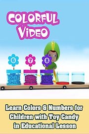 Learn Colors and Numbers for Children with Toy Candy in Educational Lesson