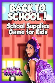 Tea Time with Tayla: Back to School, School Supplies Game for Kids