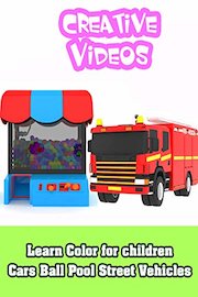 Learn Color for children Cars Ball Pool Street Vehicles