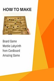 Board Game Marble Labyrinth from Cardboard How to Make Amazing Game