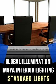 Maya Global Illumination Interior Lighting Tutorial: Standard Lights