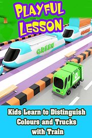 Kids Learn to Distinguish Colours and Trucks with Train