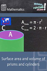 Volume and surface area of prisms and cylinders - School Movie on Mathematics