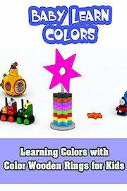 Learning Colors with Color Wooden Rings for Kids