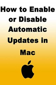 How to Enable or Disable Automatic Updates in Mac