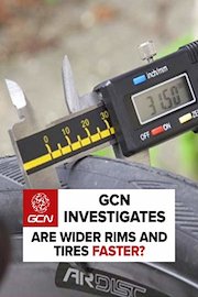 GCN Investigates - Are Wider Rims and Tyres Faster