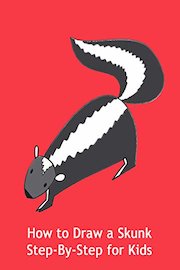 How to Draw a Skunk Step-By-Step for Kids