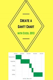 Create a Gantt Chart - with Excel 2013