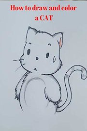 How to draw and color a Cat