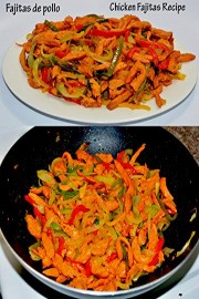 Fajitas de pollo - Chicken Fajitas Recipe