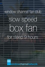 Slow Speed Box Fan for sleep 9 hours