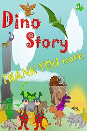 Dino Story Thank You Note