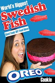 Review: World's Biggest Swedish Fish Oreo Cookie! Giant Food: Diy Food Ideas