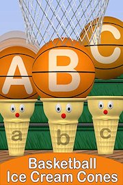 ABC Basketball Ice Cream Cones
