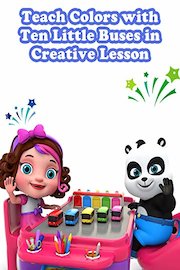 Teach Colors with Ten Little Buses in Creative Lesson