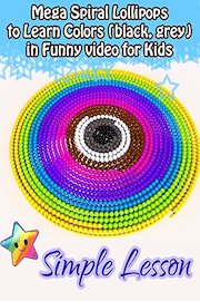 Mega Spiral Lollipops to Learn Colors