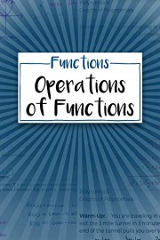 Functions: Operations of Functions