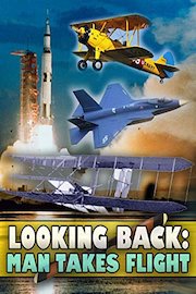 Looking Back: Man Takes Flight