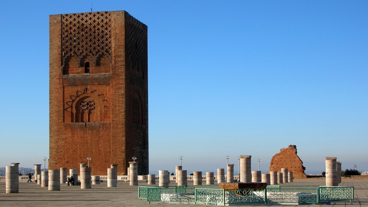 Global Treasures HASSAN TOWER Tour Hassan Rabat, Morocco