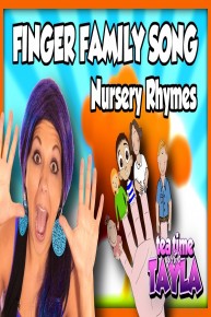 The Animal Finger Family - Nursery Rhyme with Lyrics on Tea Time with Tayla