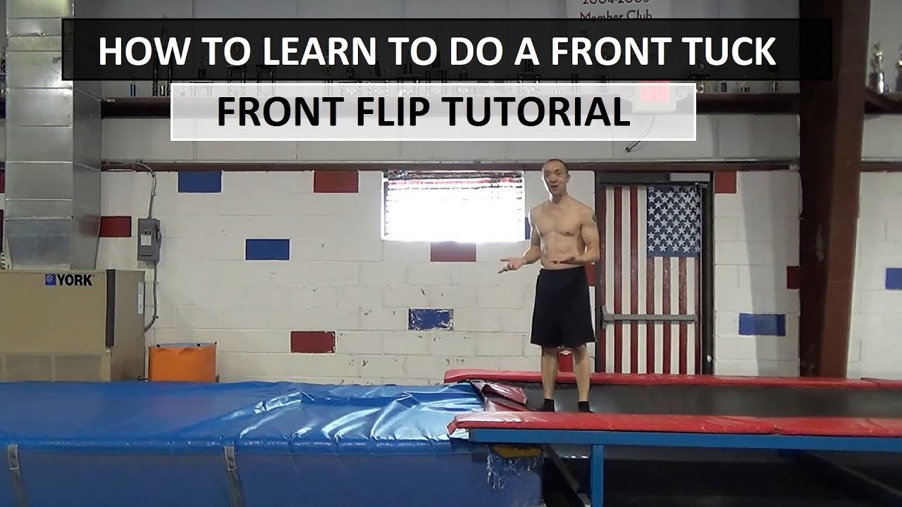 How to Learn to Do a Front Pike - Front Pike Flip Tutorial