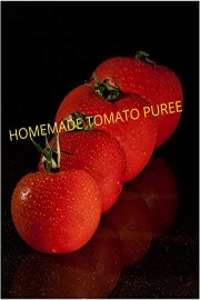 Homemade tomato puree