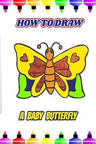 How To Draw A Baby Butterfly