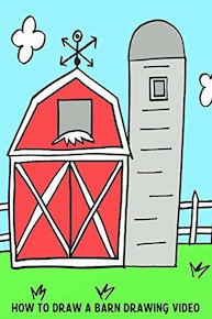 How to Draw a Barn Drawing Lesson