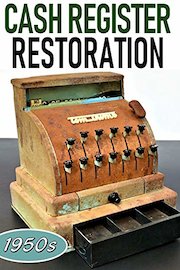 1950s Toy Cash Register Restoration - Tom Thumb