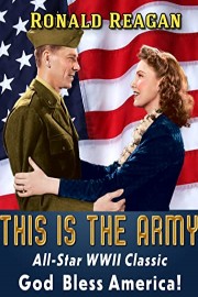 Ronald Reagan in This Is The Army - All-Star WWII Classic, God Bless America!