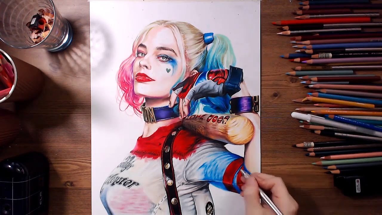 Drawing Harley Quinn